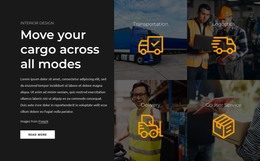 Move Your Cargo Across All Modes - Responsive HTML Template