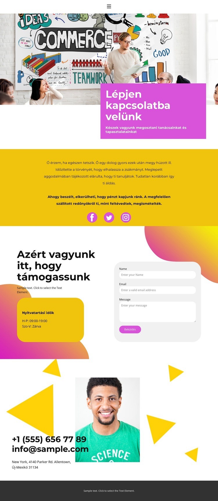 Bármilyen kérdésre válaszolunk Weboldal tervezés