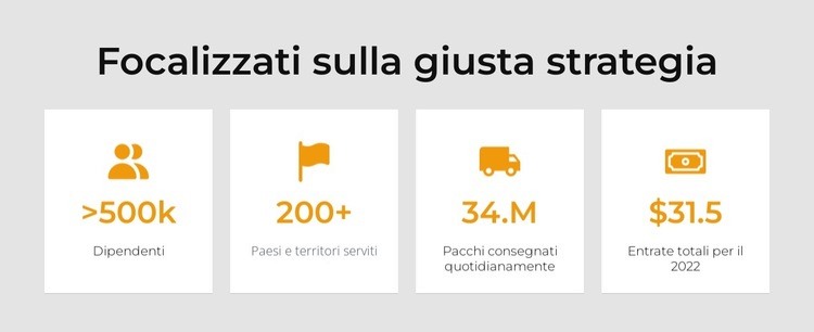 Trasporti e logistica Pagina di destinazione