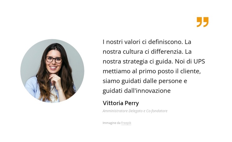 I valori che guidano la nostra cultura Tema WordPress