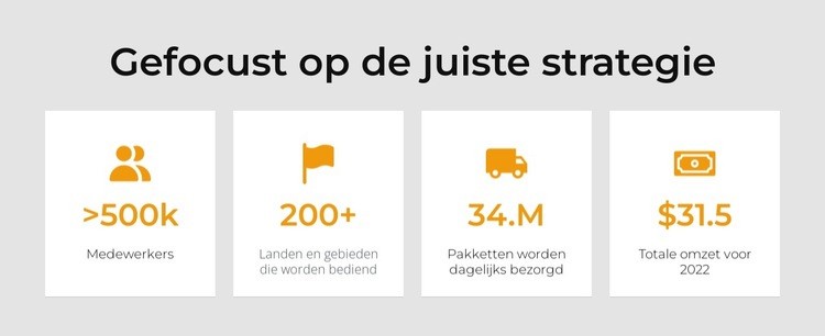 Transport en logistiek HTML5-sjabloon