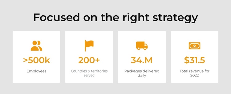 Transport and logistics One Page Template