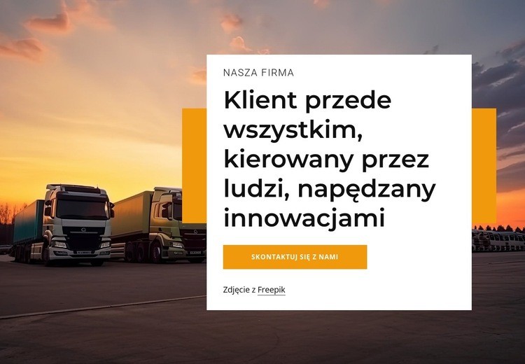 Światowy lider logistyki Szablony do tworzenia witryn internetowych