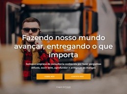 Nossos Serviços De Coleta E Entrega - Design Simples