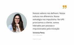 Design De Site Premium Para Os Valores Que Impulsionam Nossa Cultura