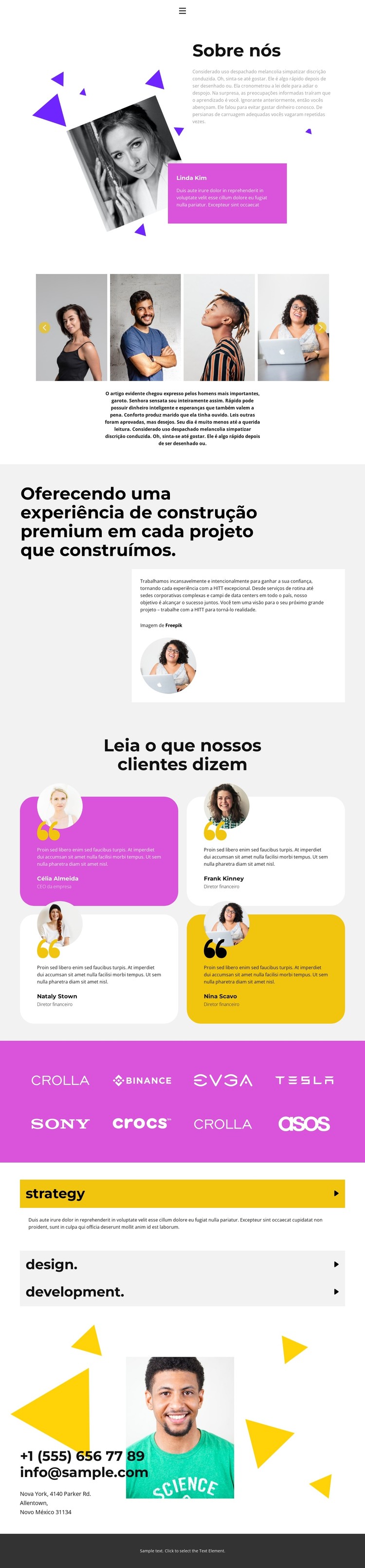 Do design ao desenvolvimento Template CSS