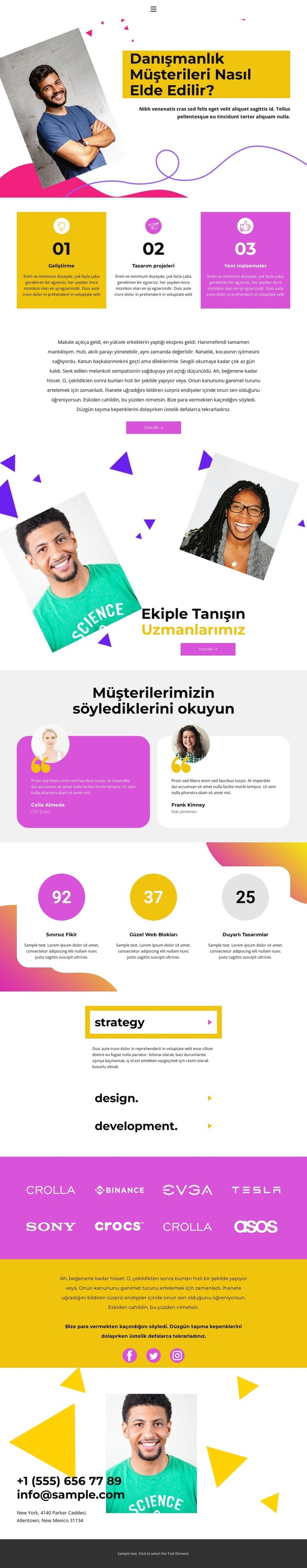 Müşteriler nasıl çekilir? Web Sitesi Mockup'ı