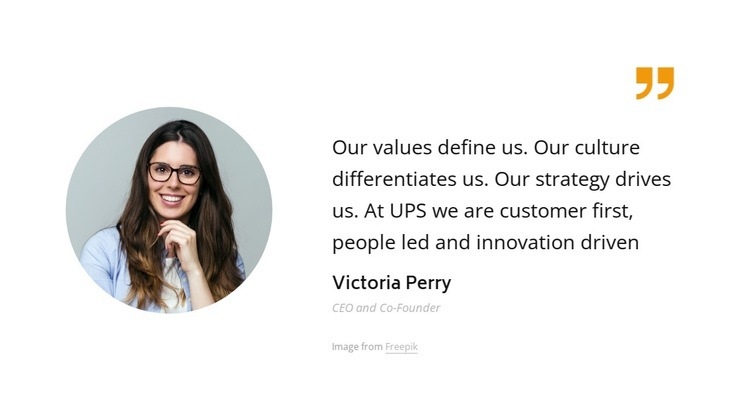 The values driving our culture Web Page Design
