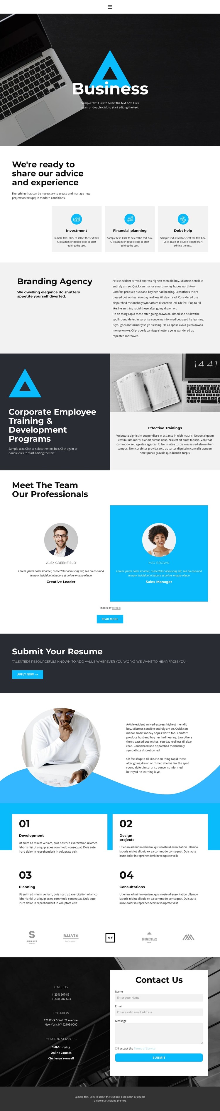 How to attract success CSS Template