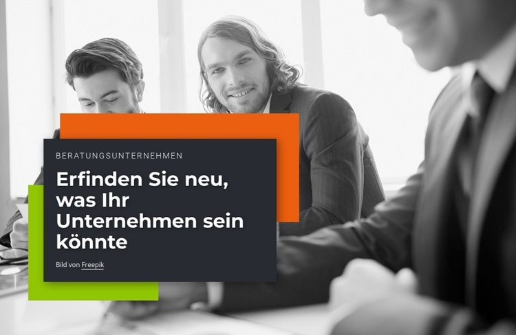 Wir wachsen, indem wir andere wachsen lassen HTML Website Builder