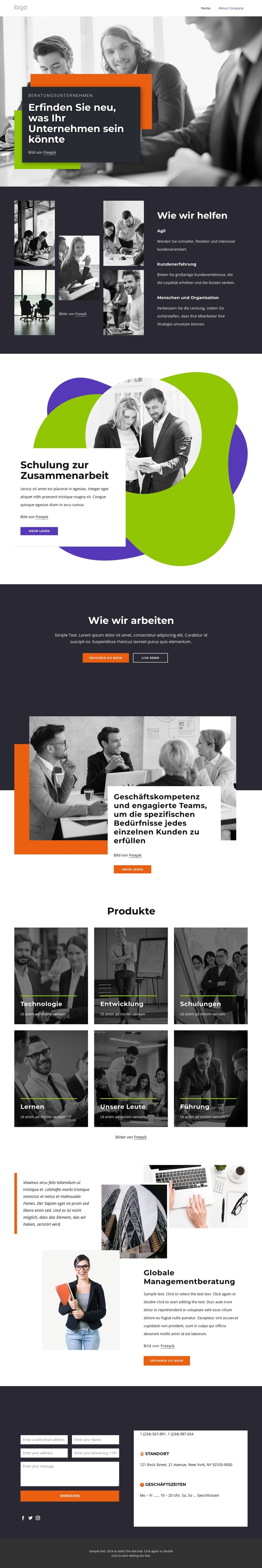 Erfahrung und digitale Transformation WordPress-Theme