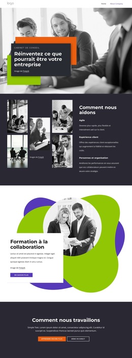 Inspiration De Site Web Pour Expérience Et Transformation Numérique