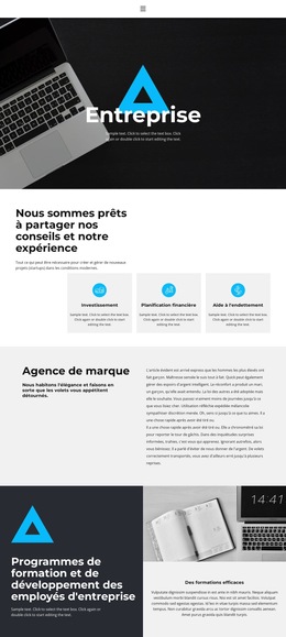 Comment Attirer Le Succès : Modèle De Site Web Simple