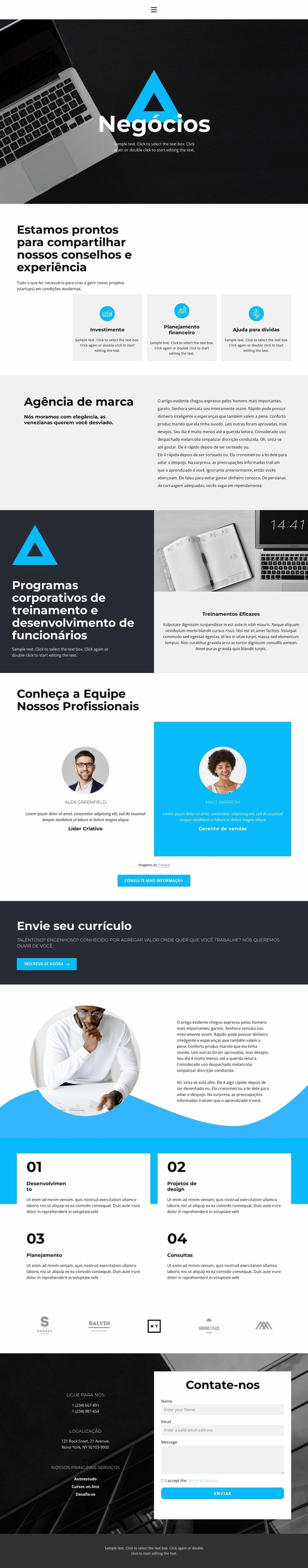 Como atrair o sucesso Design do site