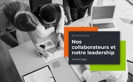 Rencontrez Nos Dirigeants Et Autres Équipes - Conception Professionnelle Personnalisable