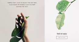 Avantages Pour Votre Corps - Maquette De Conception Web