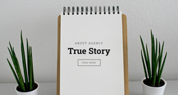 CSS Template For True Story About Us