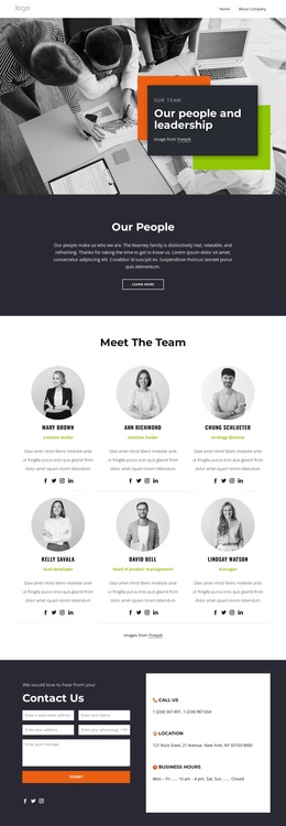 Team Page