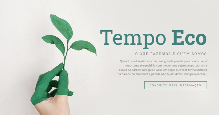 Tempo ecológico Tema WordPress