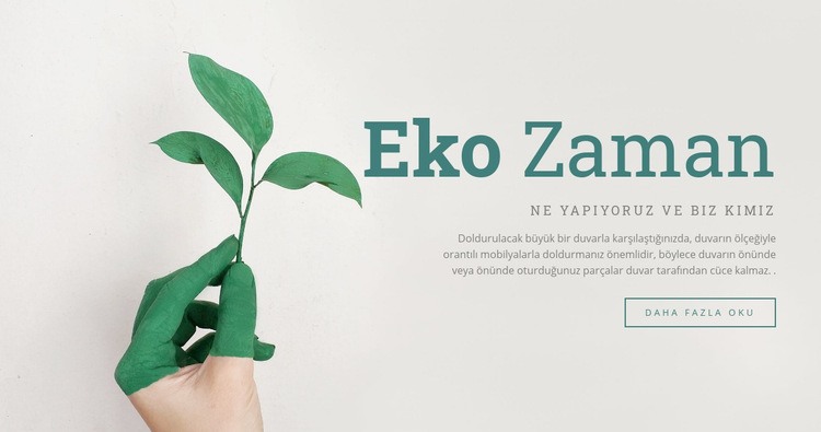 Eko zaman Html Web Sitesi Oluşturucu