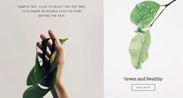 Benefits For Your Body - Drag & Drop Web Page Design