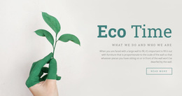Eco-Tijd - Gratis Website-Ontwerp