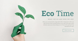 Eco Time - Website Template