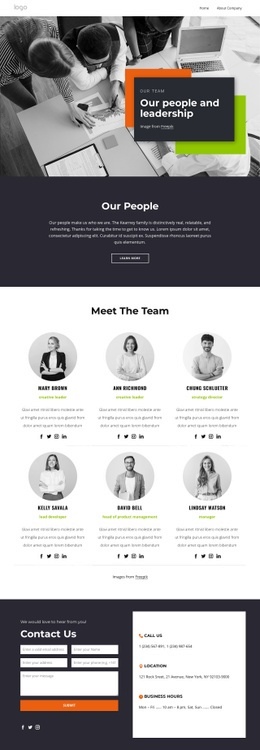 Team Page