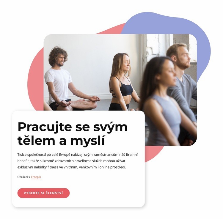 Hatha jóga, vinyasa a pilates Šablona HTML