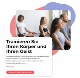 Hatha-Yoga, Vinyasa Und Pilates - Funktionaler Website-Builder