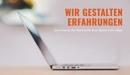 Fantastisches Website-Design Für Markenerlebnisagentur