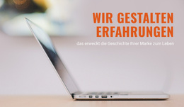 Atemberaubendes WordPress-Theme Für Markenerlebnisagentur