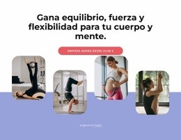 Ganancia, Equilibrio, Fuerza Y Flexibilidad.