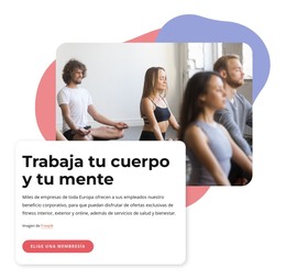 Hatha Yoga, Vinyasa Y Pilates: Página De Destino HTML