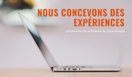 Superbe Conception De Site Web Pour Agence D'Expérience De Marque