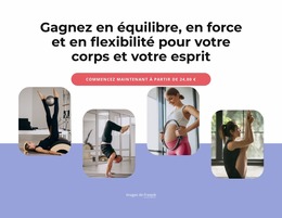 Gain, Équilibre, Force Et Flexibilité Entièrement Réactif