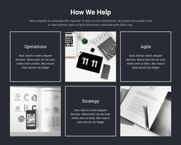 We Develop Web Pages - HTML Code Template