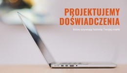Świetny Projekt Strony Internetowej Dla Agencja Brand Experience