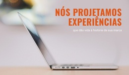 Agência De Experiência De Marca - Modelo Gratuito