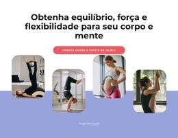 HTML5 Responsivo Para Ganho, Equilíbrio, Força E Flexibilidade