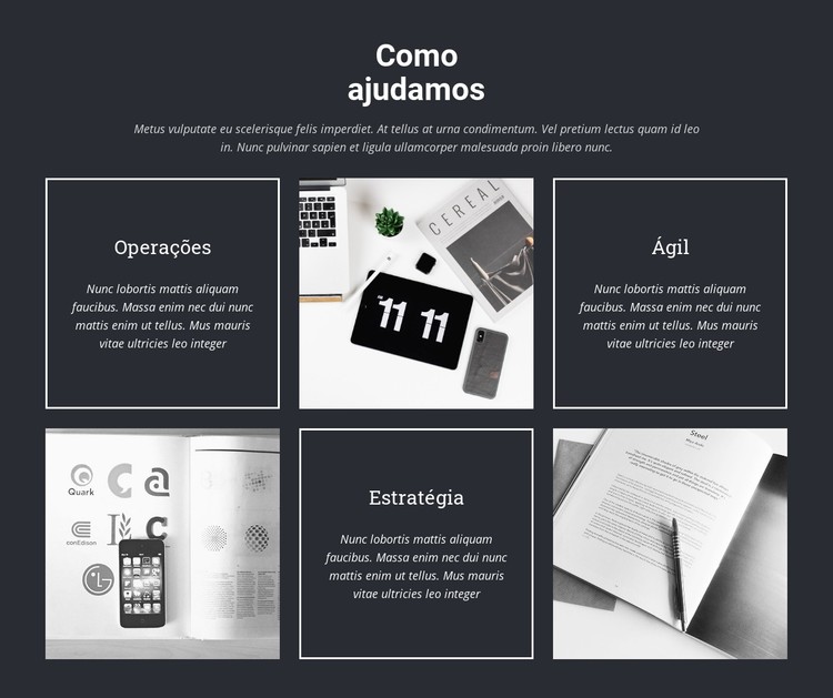 Desenvolvemos páginas web Template CSS