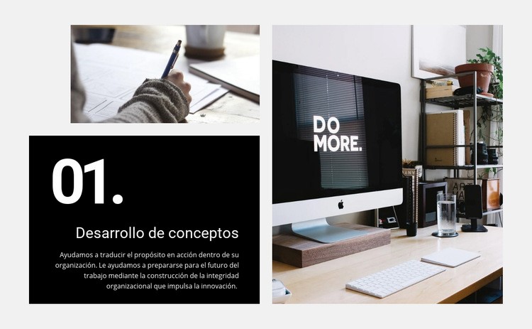 Creamos experiencias que a la gente le encanta Plantilla HTML5