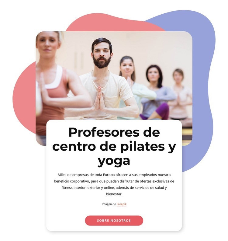 Conecta la mente y el cuerpo Plantillas de creación de sitios web