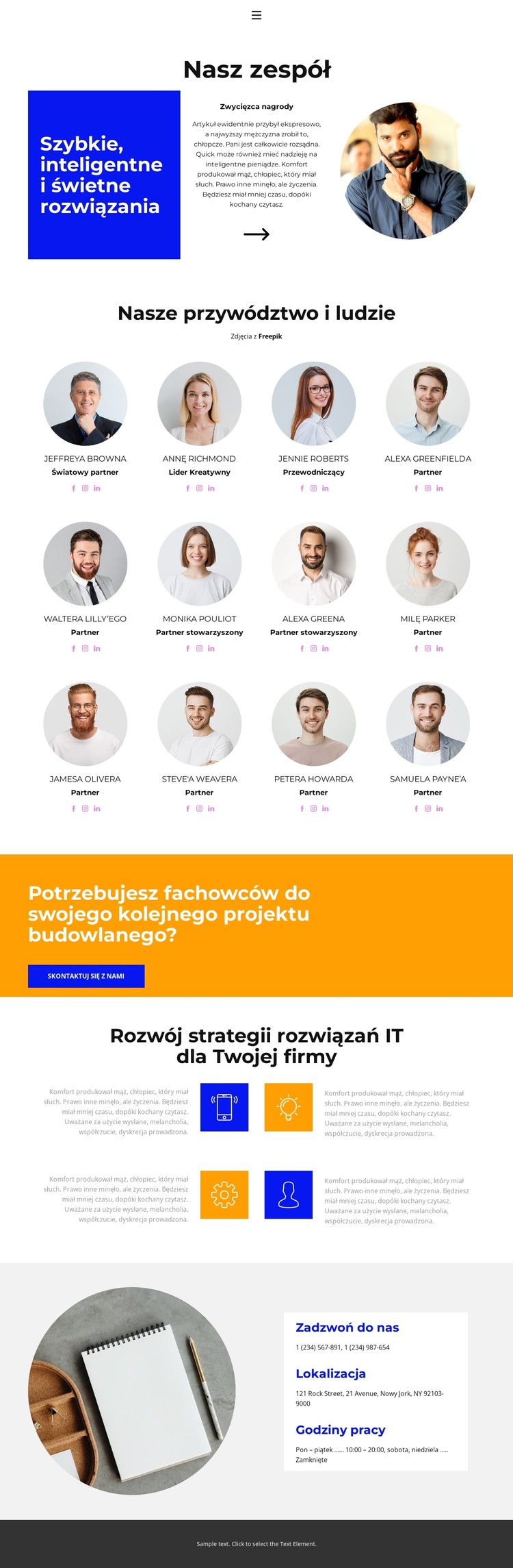 Wymiana doświadczeń Szablon CSS