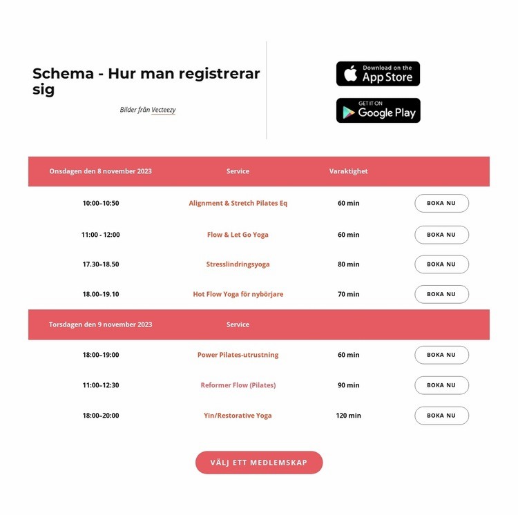 Schema CSS -mall