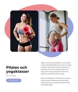 Pilates + Yoga Är En Boutiquestudio - Fantastiskt WordPress-Tema