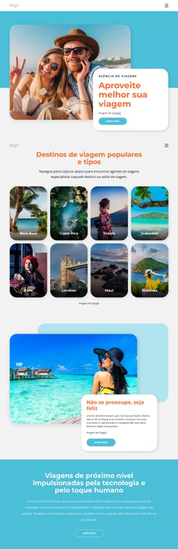Aproveite Mais Suas Viagens Conosco Site De Página Única