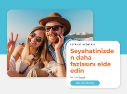 Safariler Ve Afrika Seyahati - Temel HTML Şablonu