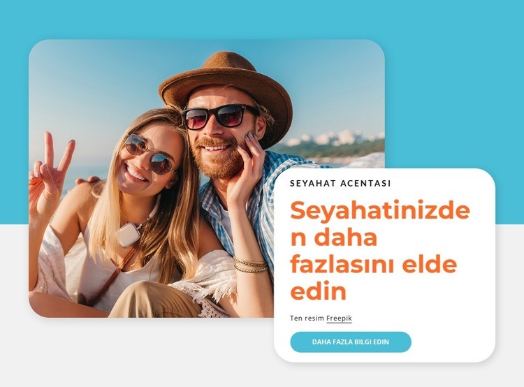 Safariler ve Afrika seyahati HTML5 Şablonu