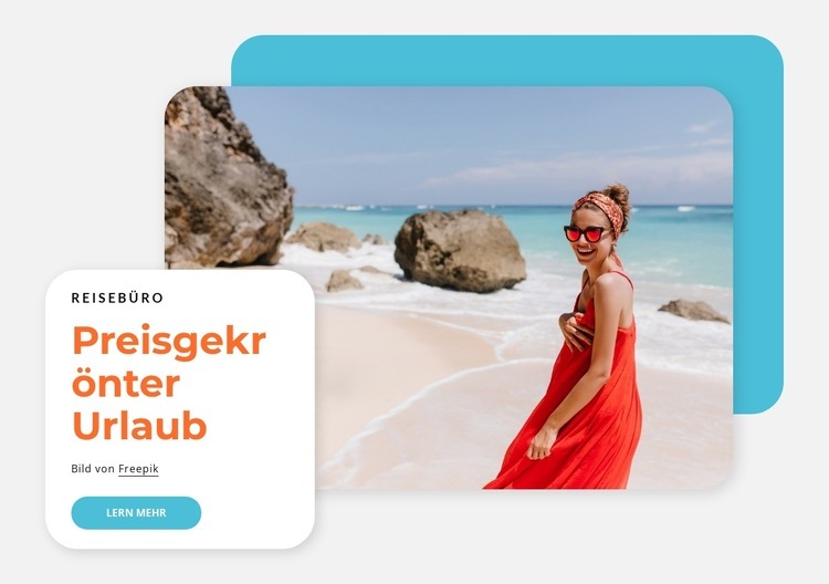 Bestes Reiseunternehmen für Aktivurlaub Website Builder-Vorlagen